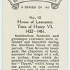 House of Lancaster. Time of Henry VI. 1422-1461.
