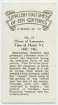House of Lancaster. Time of Henry VI. 1422-1461.