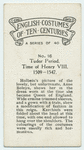 Tudor period. Time of Henry VIII. 1509-1547.