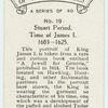 Stuart period. Time of James I. 1603-1625.