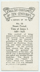 Stuart period. Time of James I. 1603-1625.