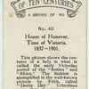 House of Hanover. Time of Victoria. 1837-1901.