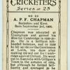 A.P.F. Chapman.