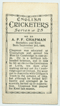 A.P.F. Chapman.