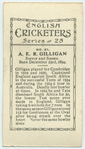 A.E.R. Gilligan.
