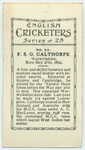 F.S.G. Calthorpe.