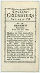 Hendren.