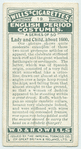 Lady and child, about 1600.
