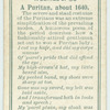 A Puritan, about 1640.