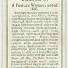 A Puritan woman, about 1640.
