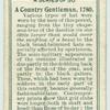 A country gentleman, 1780.