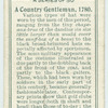 A country gentleman, 1780.