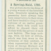 A serving-maid, 1790.