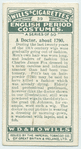A doctor, about 1790.
