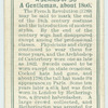 A gentleman, about 1800.
