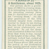 A gentleman, about 1823.