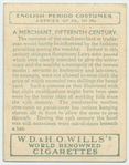 A merchant, fifteenth century.
