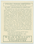 A lady, seventeenth century.