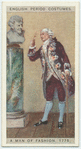 A man of fashion, 1775.