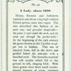 A lady, about 1800.