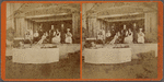 Theatrical group on stage.