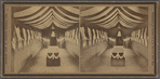 Interior view of Peabody funeral car.