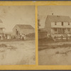 A party at Plum Island. [Group playing croquet in front of a house.]