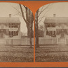 Old house opposite the Common, 1775. ["Press Headquarters."]