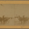 On the Washington Bridge, N.Y. [Horse carriage crossing the bridge.]