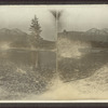 River and mountain, unidentified location.]