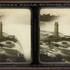 Terrapin Tower & falls from Goat Island.