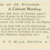 A cabinet meeting.
