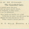 The guarded gate.