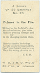 Pictures in the fire.