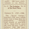 George II. 1727-1760. [The warship "Royal George."]