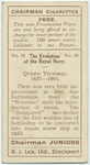 Queen Victoria. 1837-1901. [The battleship "Sanspareil."]