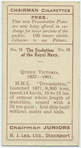Queen Victoria. 1837-1901. [H.M.S. Devastation.]