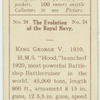 King George V. 1910. [H.M.S. Hood.]