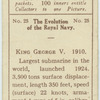 King George V. 1910. [Submarine.]