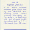 Motor launch.