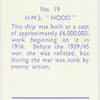 H.M.S. "Hood."