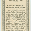 A galleon-built English ship, 1588.