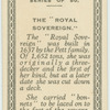 The "Royal Sovereign."
