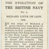 Richard Coeur de Lion, 1190.