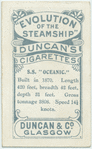 S.S. "Oceanic."