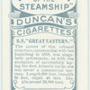 S.S. "Great Eastern."