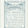 S.S. "Britannia."