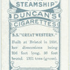 S.S. "Great Western."