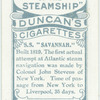S.S. "Savannah."