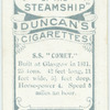 S.S. "Comet."